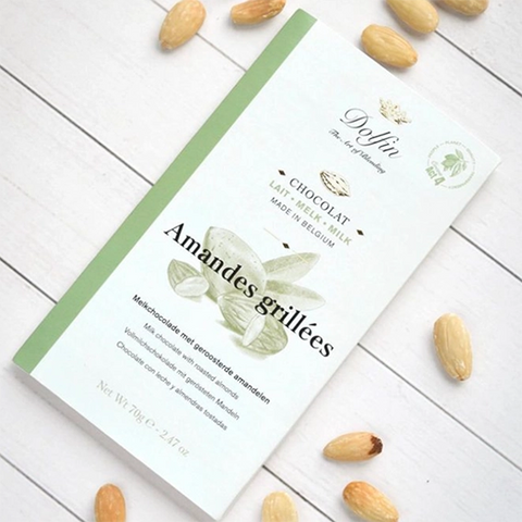 Lait & Amandes grillées 70g