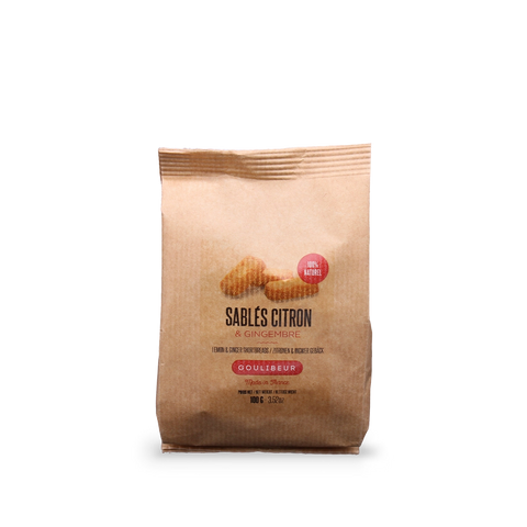 Sablés citron gingembre 100g