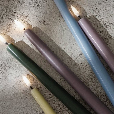 Bougie LED -  coniques classiques